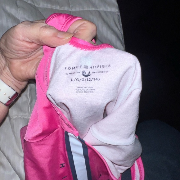 TOMMY HILFIGER GIRLS SWIMSUIT SIZE L 12/14 - Picture 3 of 3